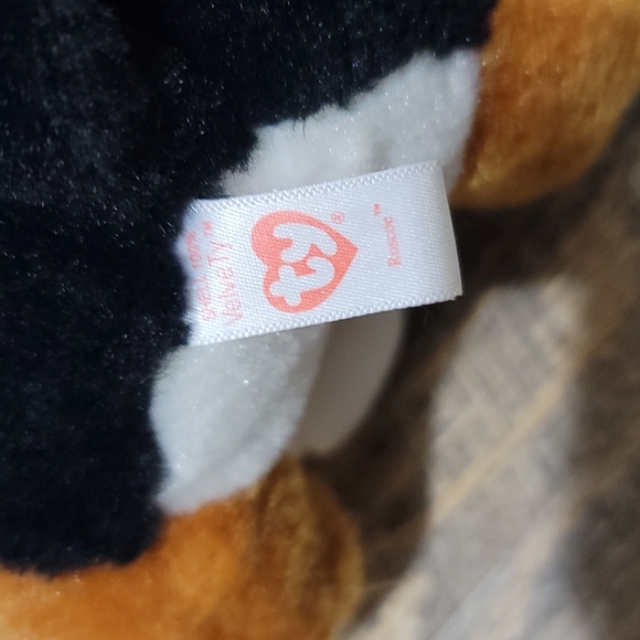 Gently Loved Ty plush dog Roscoe on tag Large 12 inches tall pet-free smoke-free - Picture 5 of 10